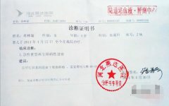 河北省燕达医院诊断证明(住院)贫血图片