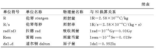 病历单中的法定计量单位