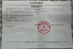 石家庄市医院诊断证明书图片(9张)